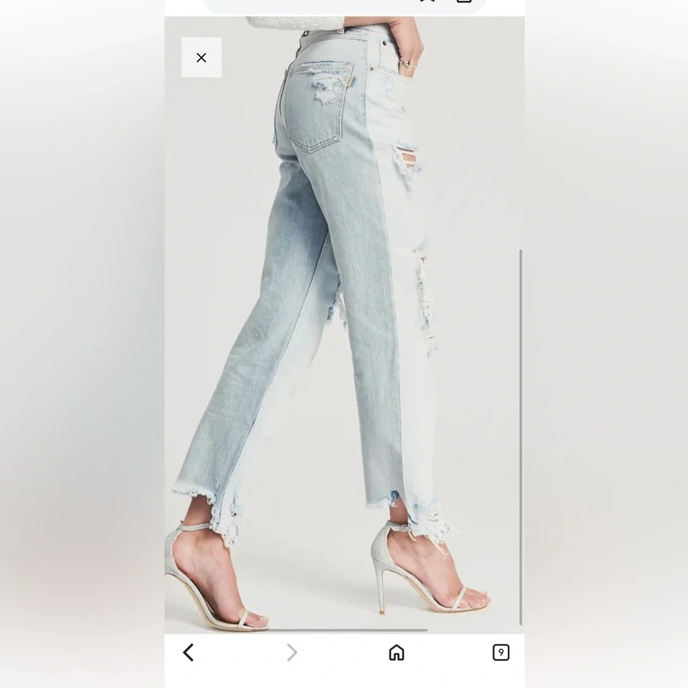 Retrofete Maggie Distressed Jeans NWT - Picture 3 of 5